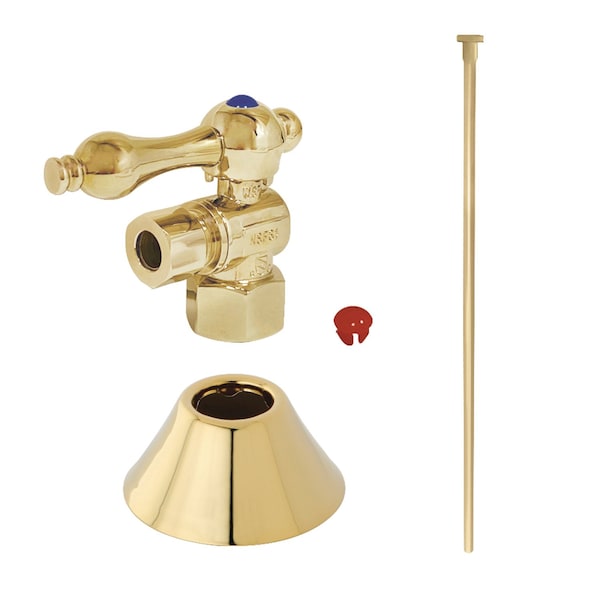 CC43102TKF20 Traditional Plumbing Toilet Trim Kit, Polished Brass